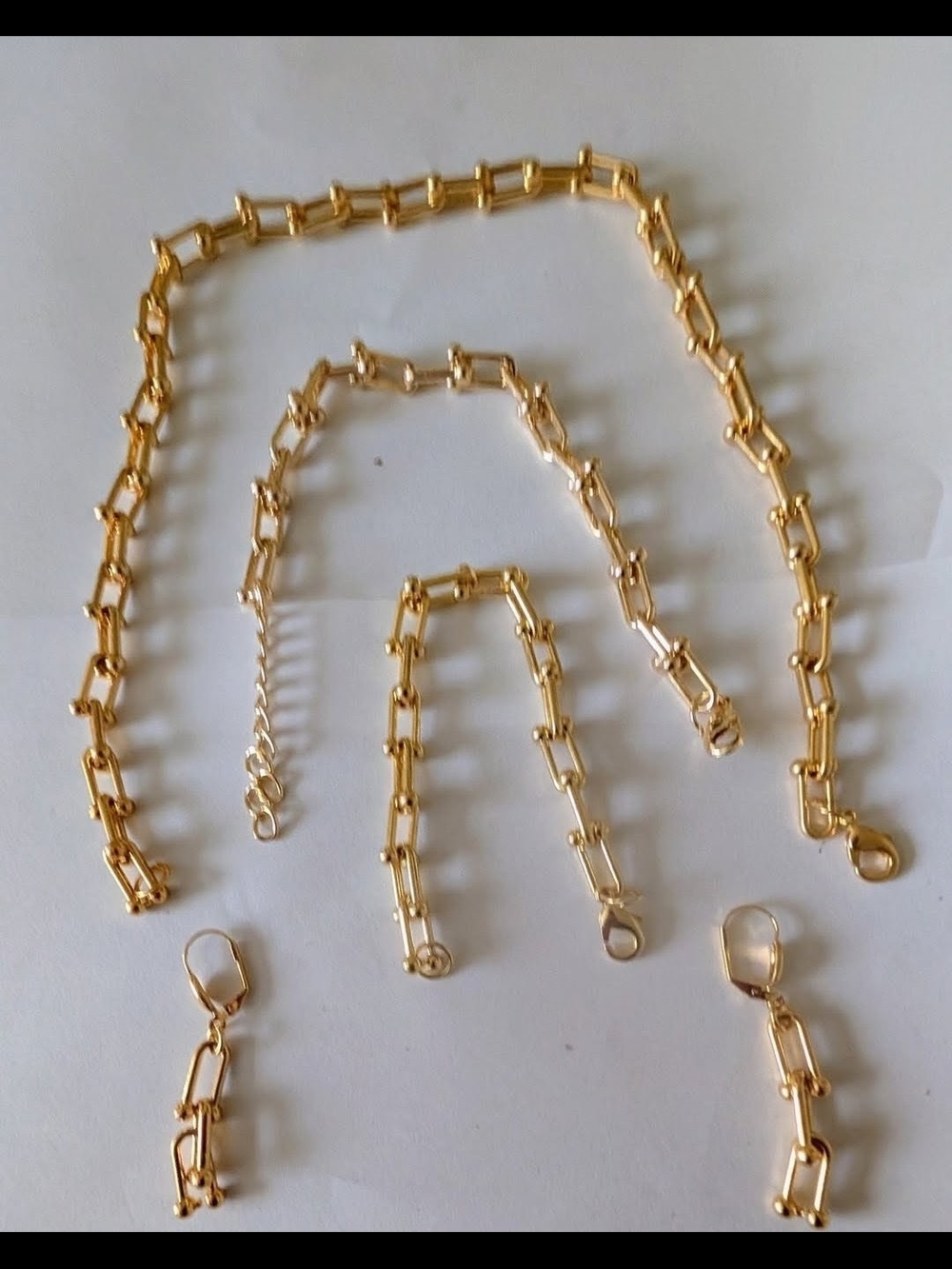 Gold Necklace Jewelry Set - Women